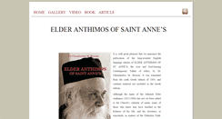 Desktop Screenshot of elderanthimos.orthodoxlogos.com